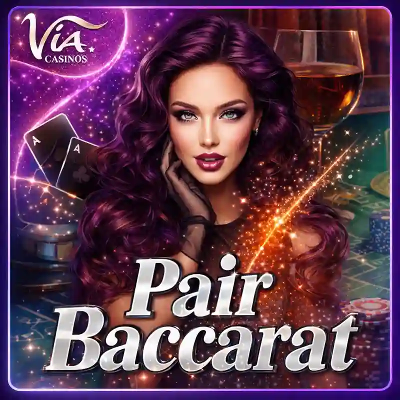 Pares na Baccarat casino game interface